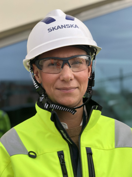 Elin Westberg, projektchef på Skanska