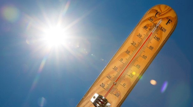 Termometer i solen
